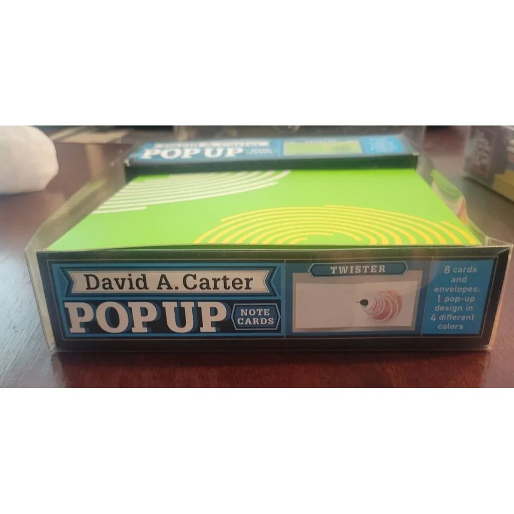 Pop-Up Note Cards Twister by David A. Carter - 2008 Open Box